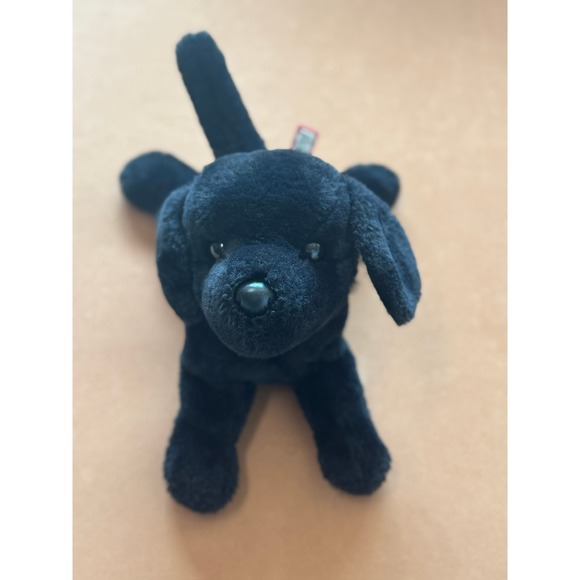 Douglas Cuddle Toy Black Lab Puppy Dog Stuffed Animal Plush Kids Toy - Picture 1 of 7